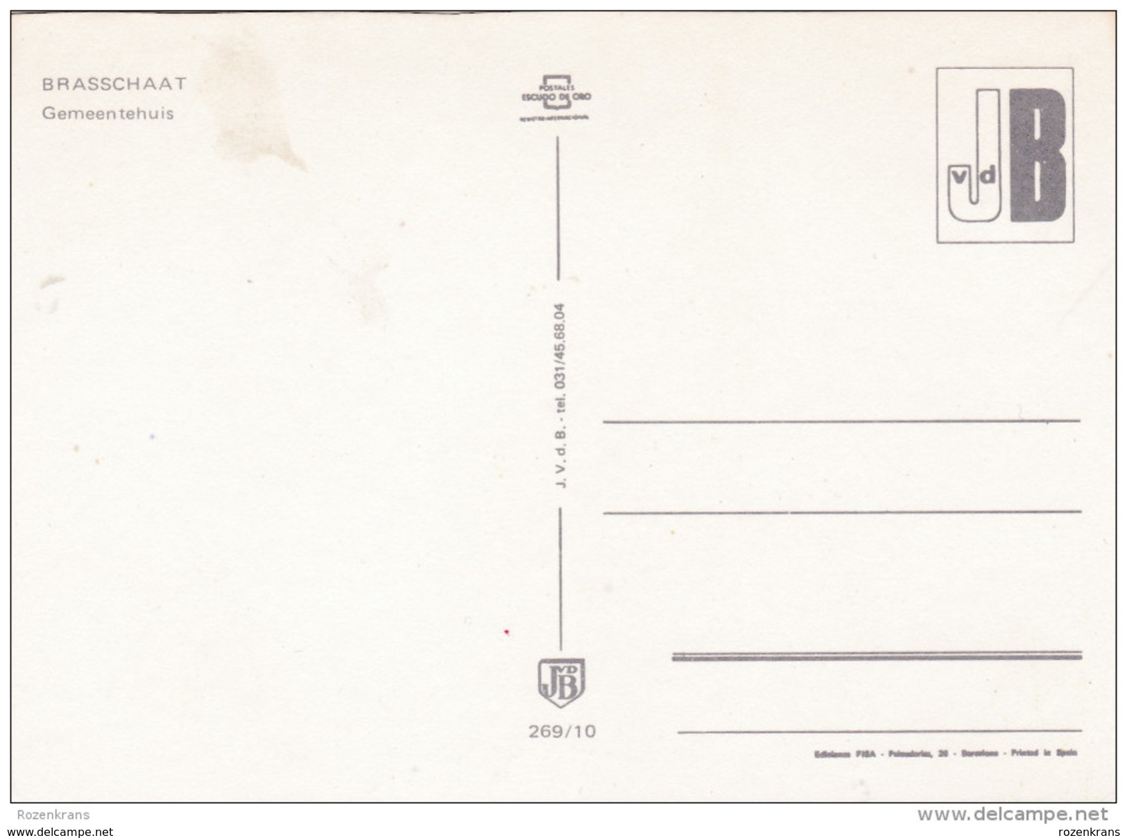 Grote Kaart Brasschaat Gemeentehuis - Brasschaat