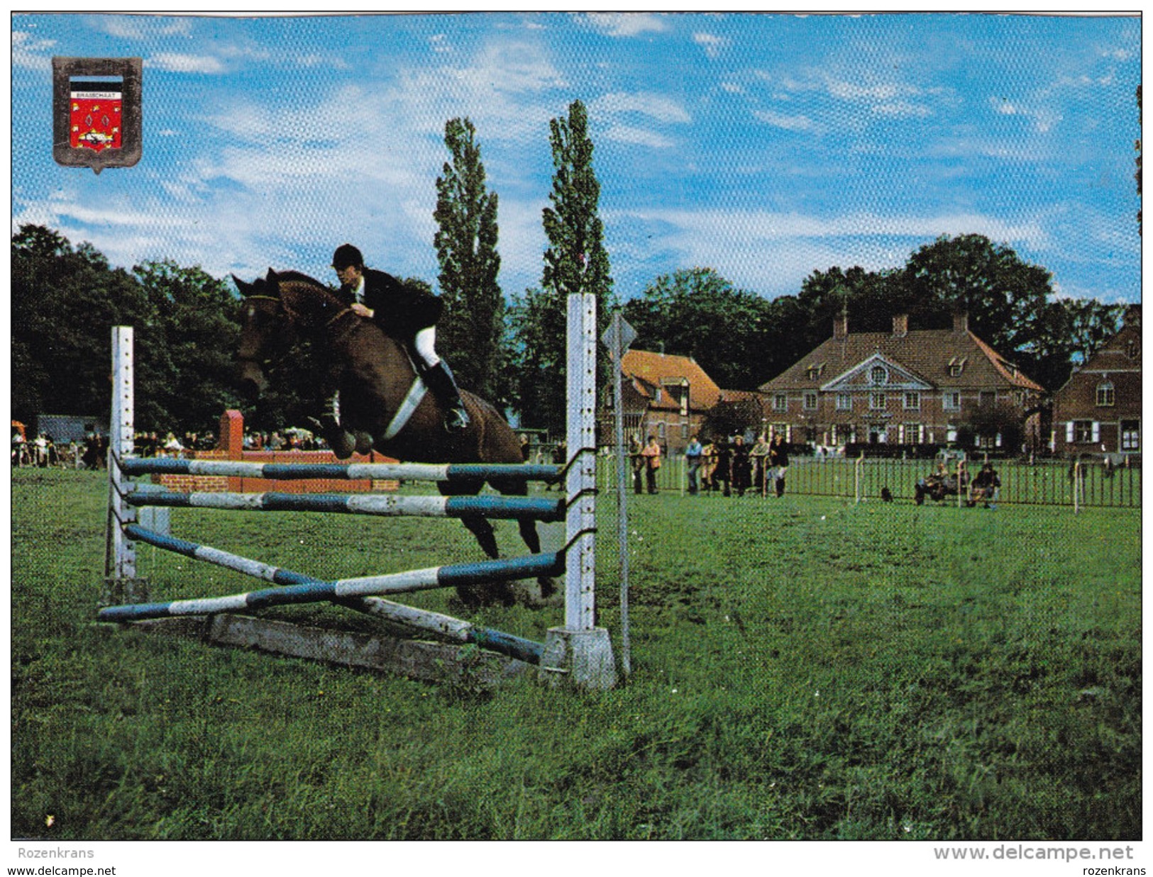 Grote Kaart Brasschaat Park Hemelhoeve Paardensport Jumping Paard Cheval Horse Animal - Brasschaat