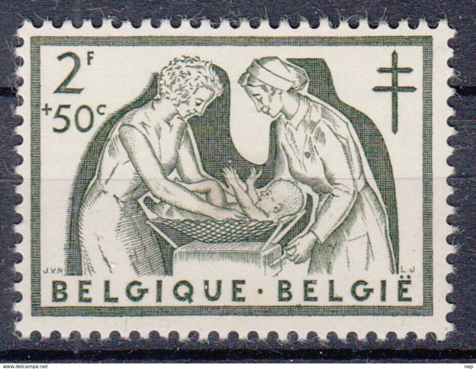 BELGIË - OBP - 1956 - Nr 1002 - MH* - Neufs