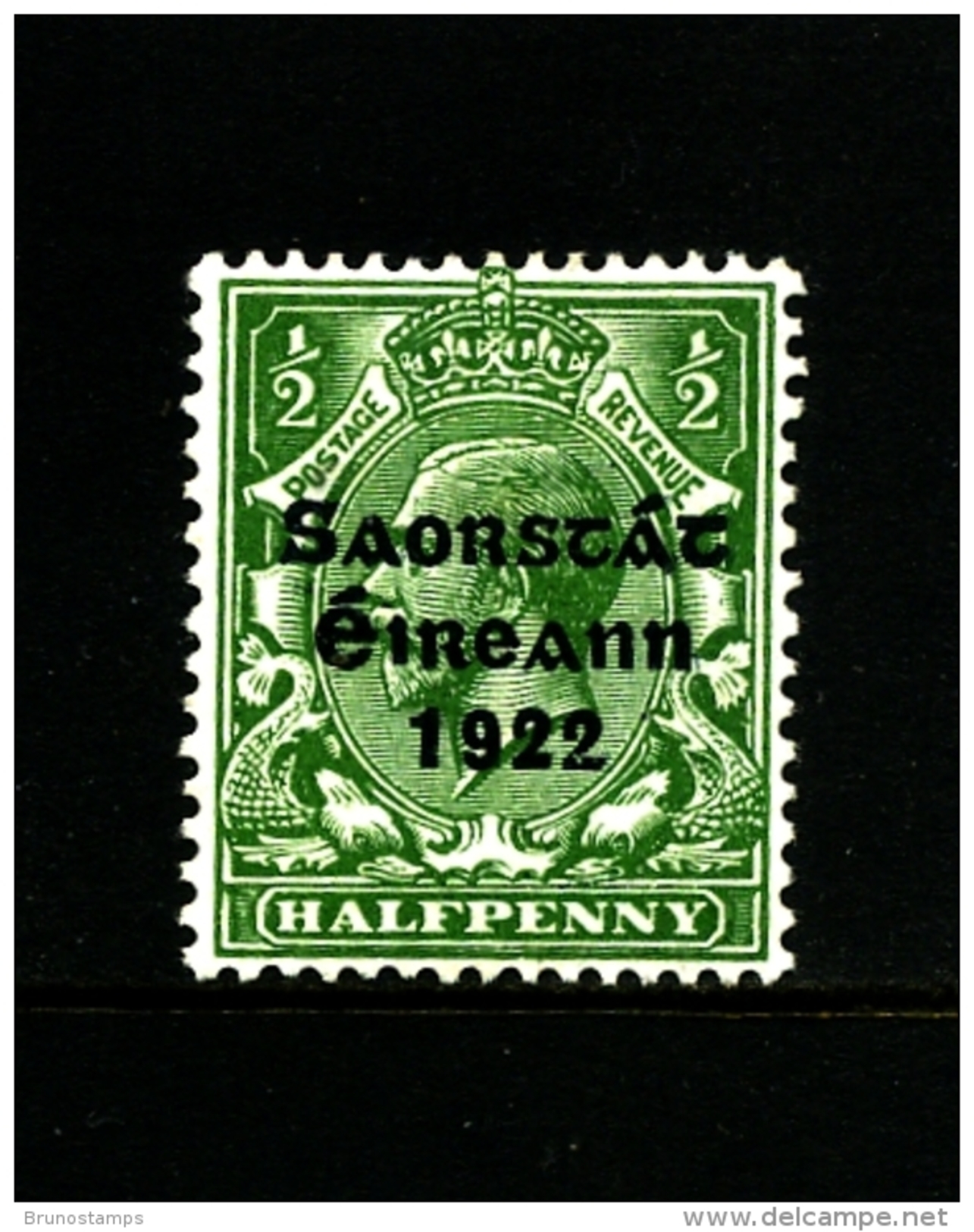 IRELAND/EIRE - 1922  1/2 D. FREE STATE  MINT  SG 52 - Ungebraucht