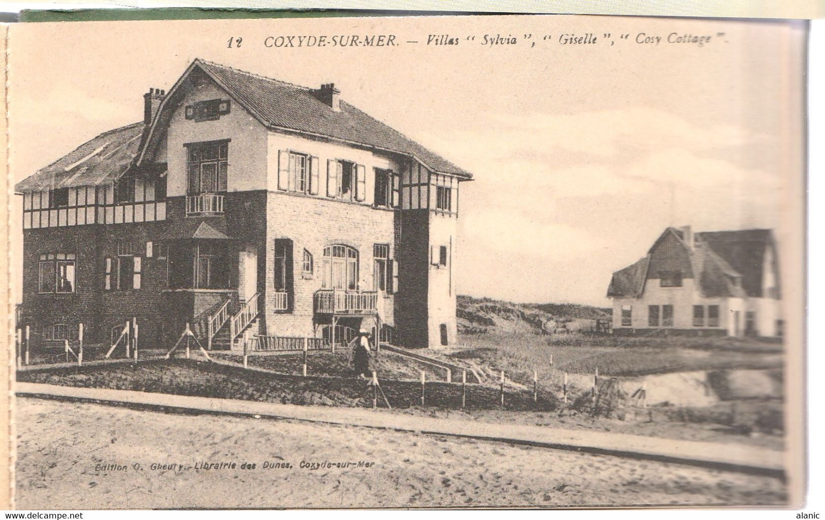 Belgique > Flandre occidentale > Koksijde  Coxyde-sur-Mer Carnet de 12 Vues Noires-Bon Etat --Peu Courant //RARE