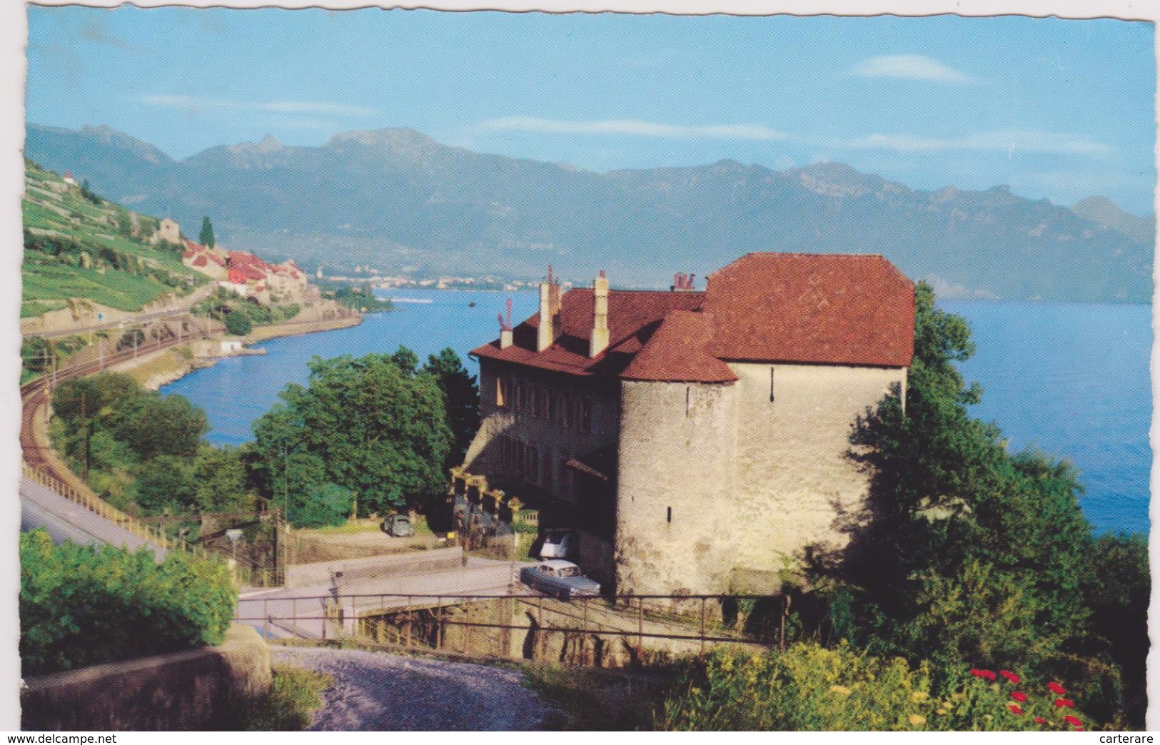 SUISSE,HELVETIA,SWISS,SWITZERLAND,SCHWEIZ,SVIZZERA ,VAUD,SAINT SAPHORIN,LAVAUX,CHATEAU DE GLEROLLES,1967 - Saint-Saphorin