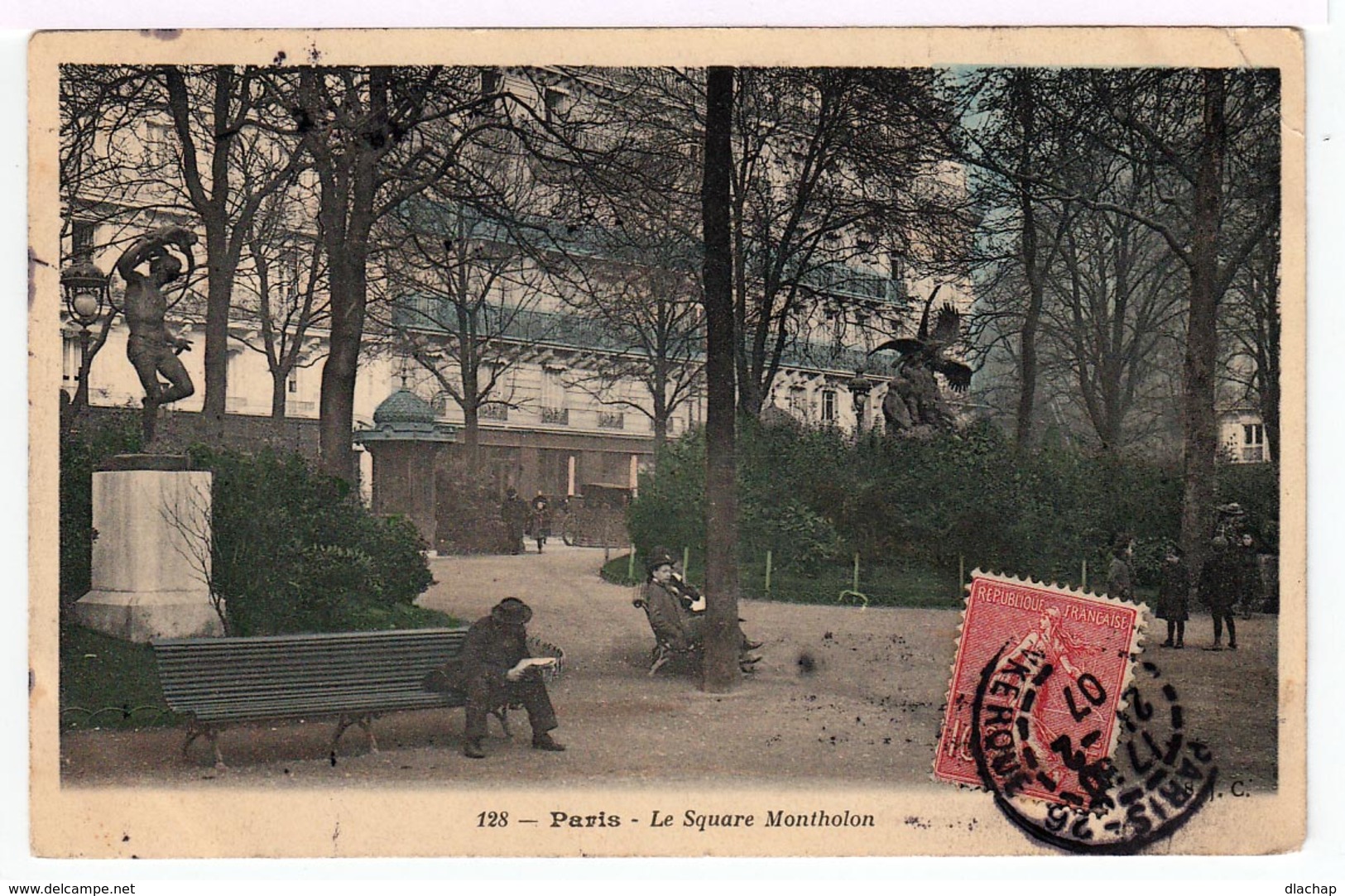 Paris. Le Square Montholon. (1269) - Parcs, Jardins