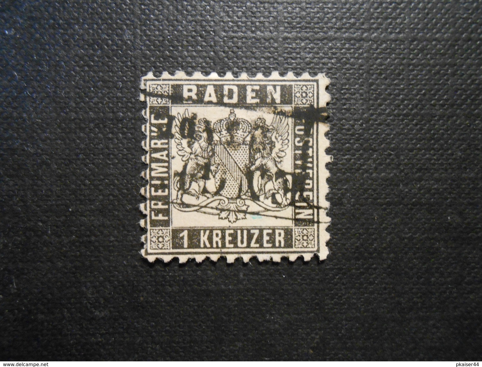 Altdeutschland Baden  Mi 17a - 1Kr - 1864 - Mi &euro; 20,00 - Sonstige & Ohne Zuordnung