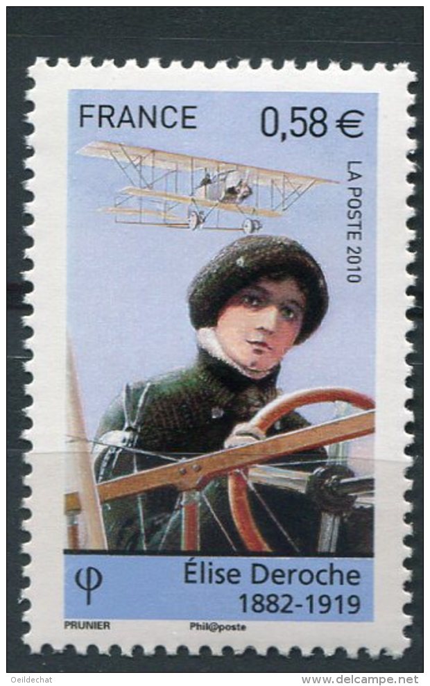 1821  - FRANCE   N° 4504**  Les Pionniers De L'aviation : Elise Deroche ( 1882 - 1919 )    SUPERBE - Neufs