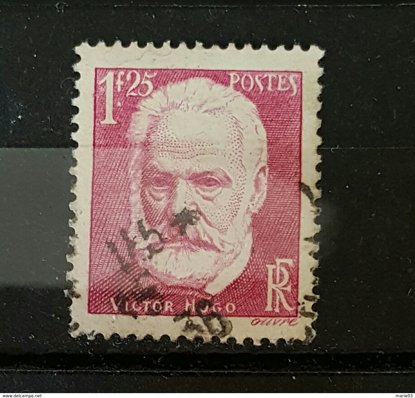 YT 304 - Victor Hugo -  1fr25 - Oblitere - Used Stamps