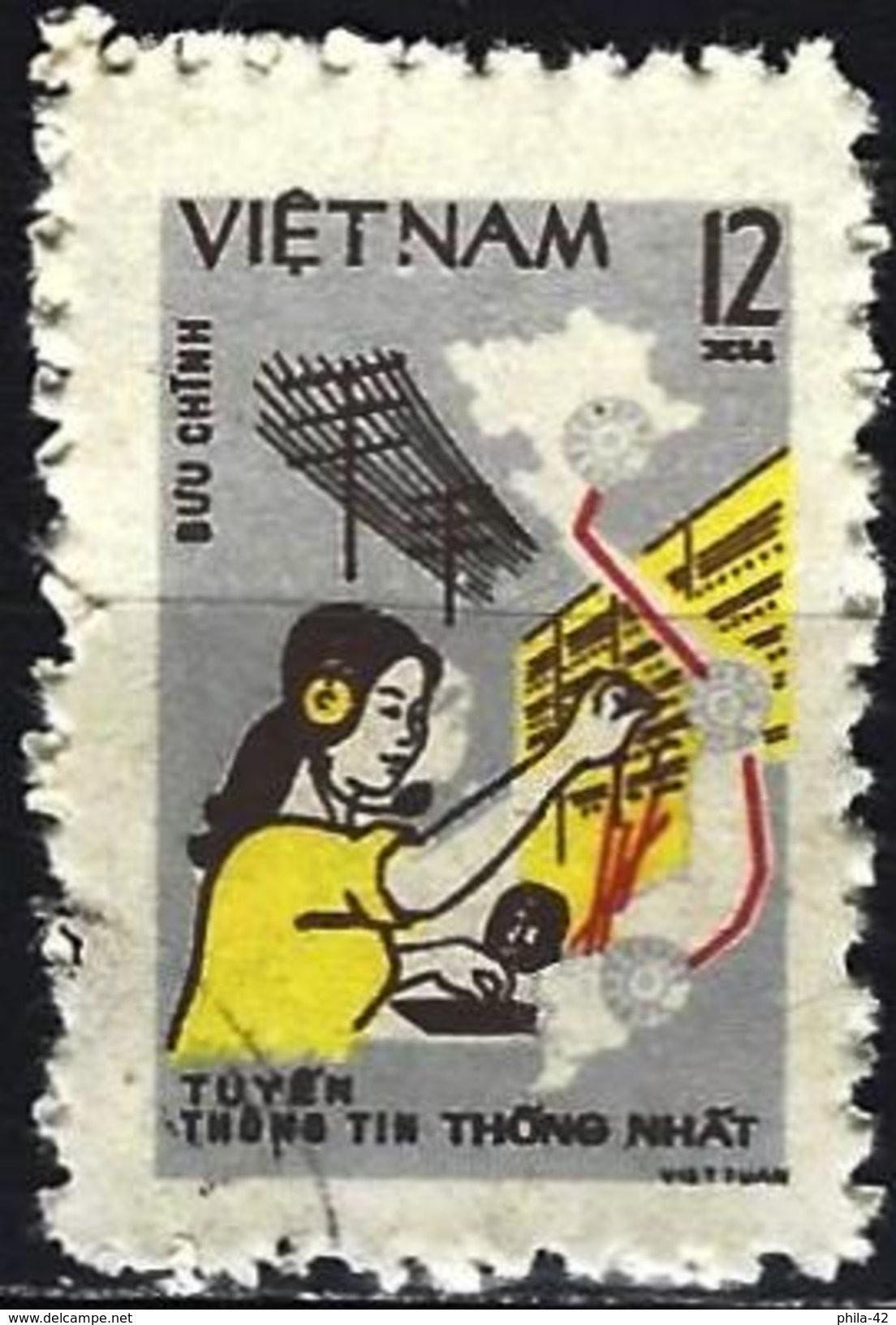 Vietnam 1980 - National Telecommunications Day ( Mi 1123 - YT 251 ) - Vietnam