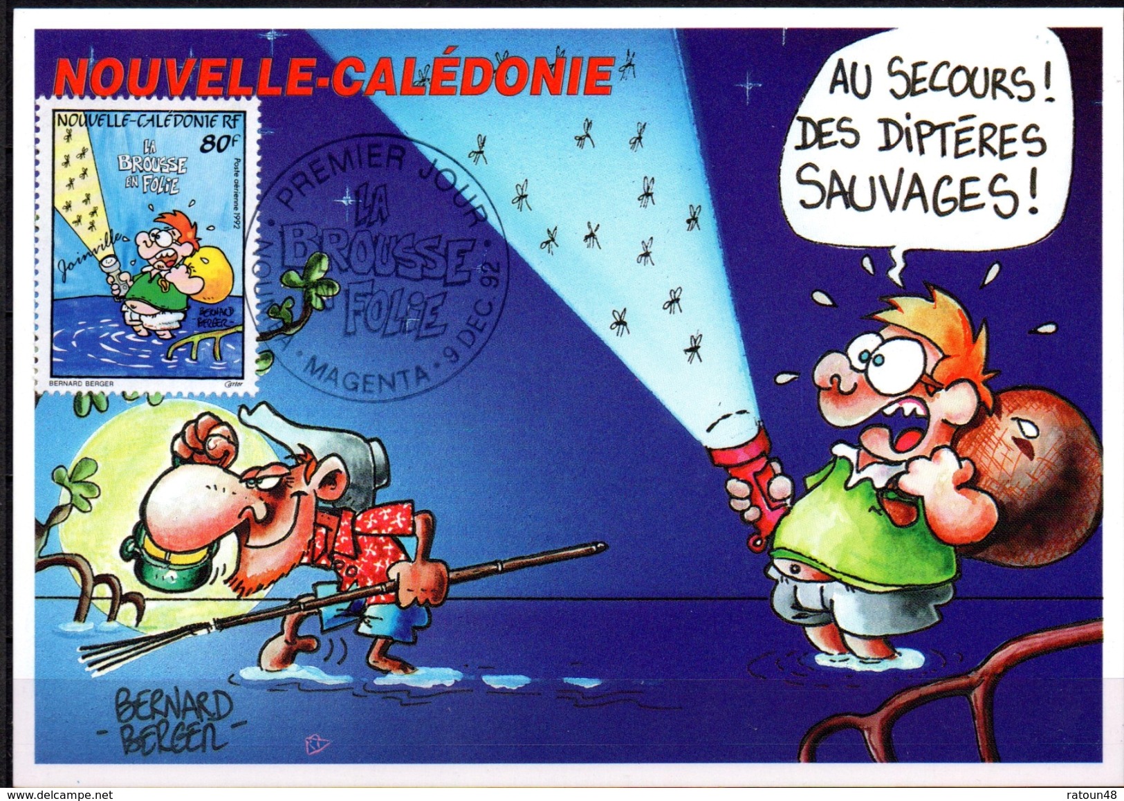 CM - La Brousse En Folie TP N° 294 - PJ Du 09.12.92 Nouméa - Cartoline Maximum