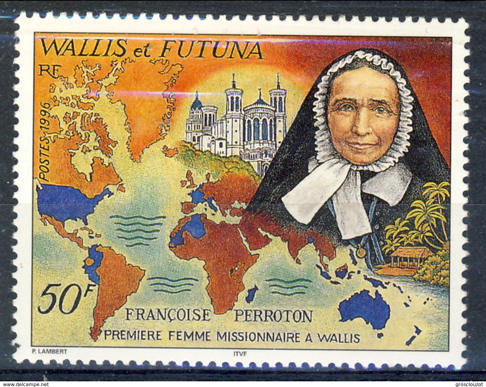 WF 1996 N. 495 Prima Missionaria MNH Cat. &euro; 1.50 - Nuovi