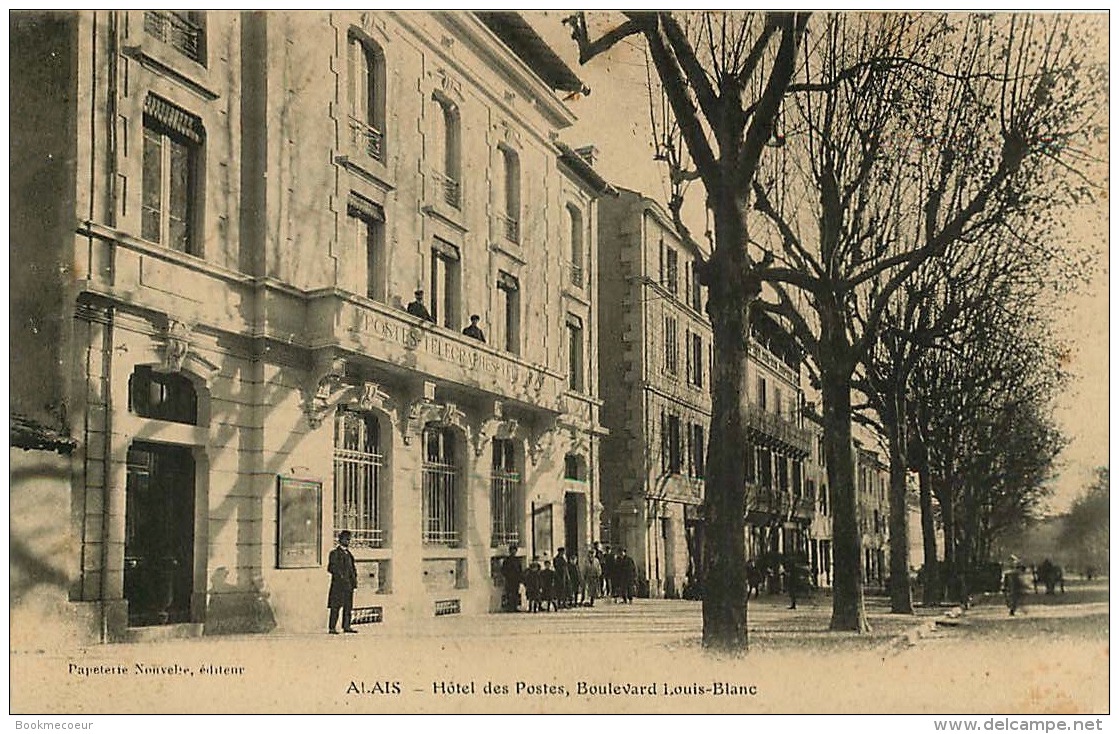 ALAIS  HOTEL DES POSTES  BOULEVARD LOUIS BLANC - Alès