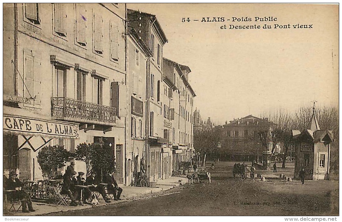 ALAIS   POIS PUBLIC ET DESCENTE DU PONT VIEUX - Alès