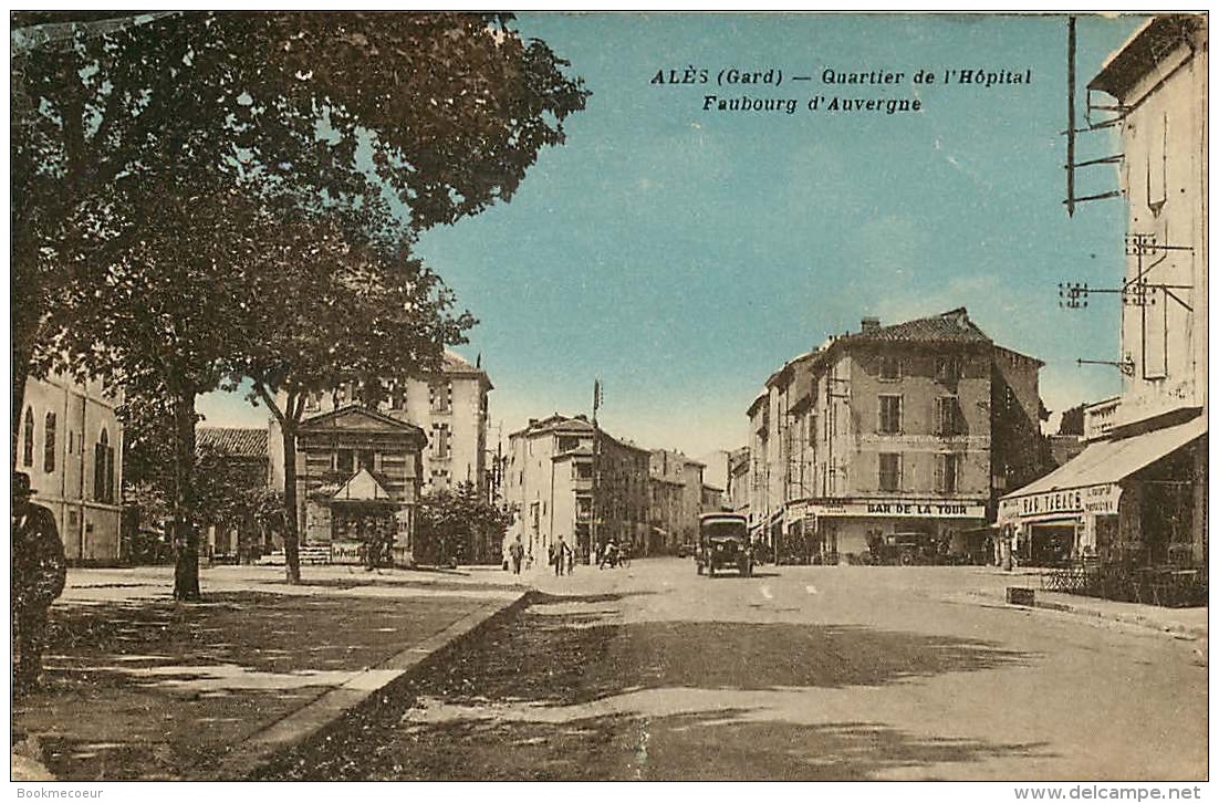 ALES  QUARTIER DE L'HOPITAL  FAUBOURG D'AUVERGNE - Alès