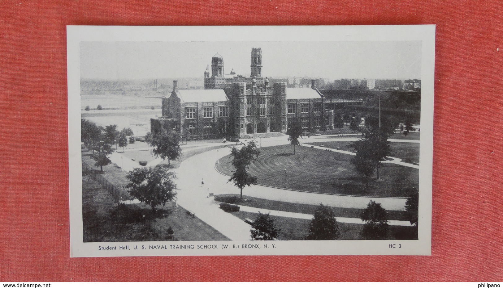 New York City > Bronx H-- US Naval Training School-- Student Hall    Ref --2500 - Bronx