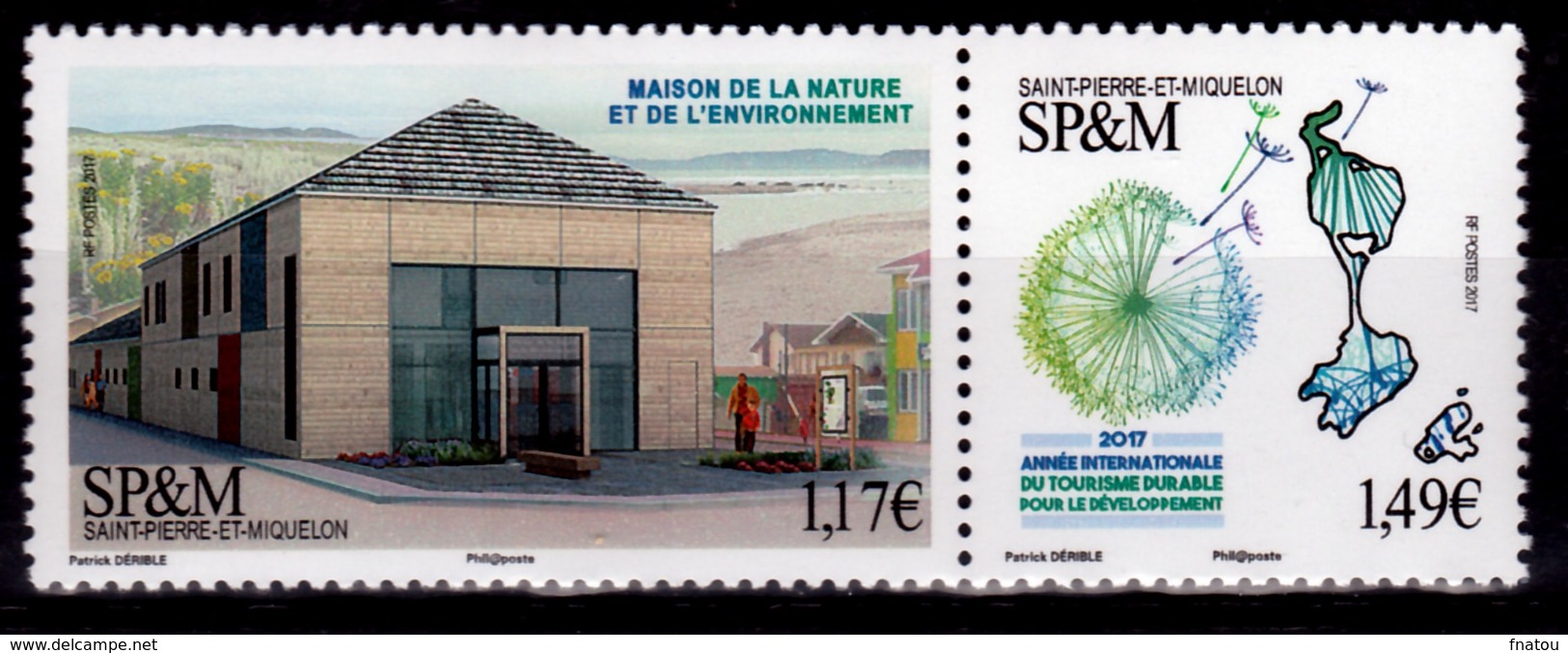 Saint Pierre And Miquelon, International Year Of Sustainable Tourism For Development, 2017, MNH VF - Unused Stamps