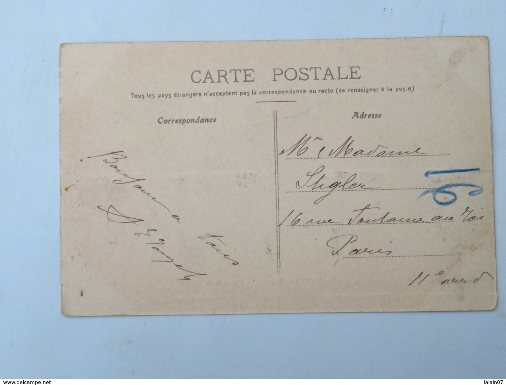 C.P.A. 84 CAMARET (Vaucluse) : Le Cours & La Vierge,  Animé, En 1916 - Camaret Sur Aigues