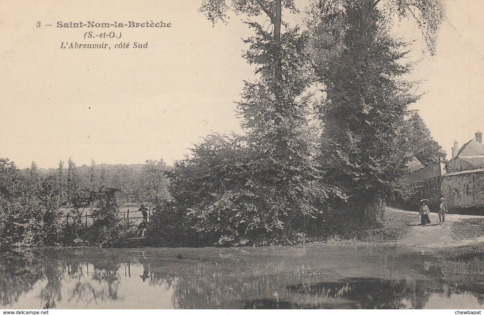 Saint-Nom-la-Bretèche - L'Abreuvoir, Côté Sud - St. Nom La Breteche