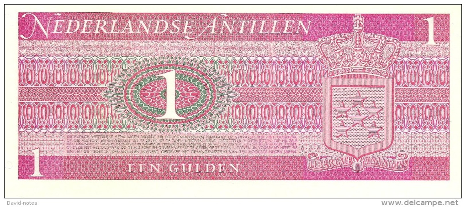 Netherlands Antilles - Pick 20 - 1 Gulden 1970 - Unc - Antille Olandesi (...-1986)