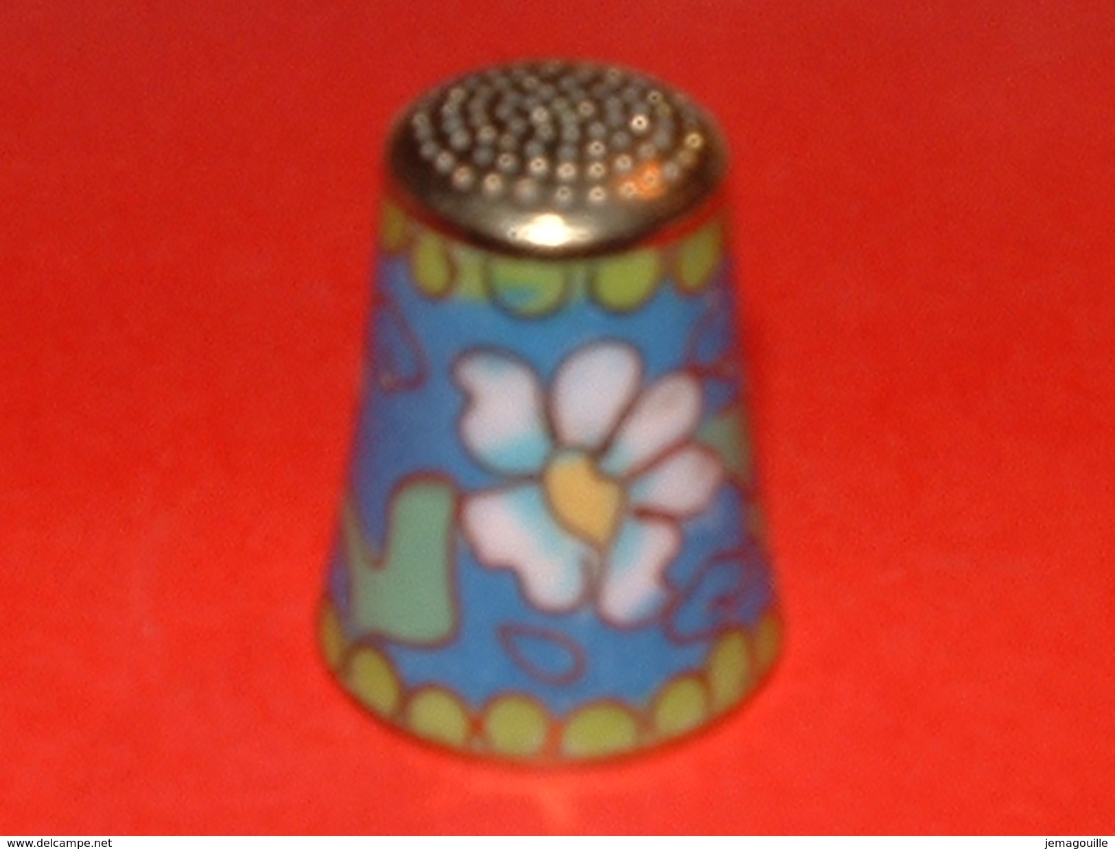 Dé A Coudre Métal - FLEURS - K6 - Thimbles