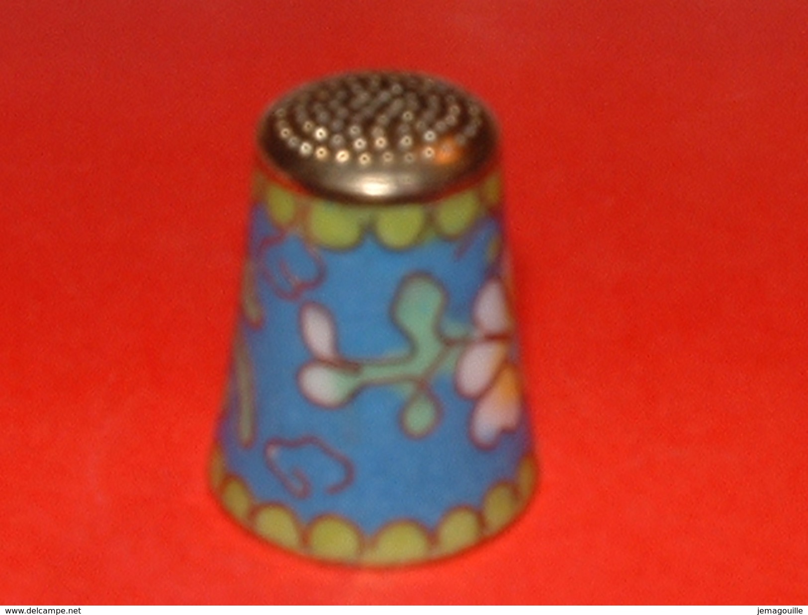 Dé A Coudre Métal - FLEURS - K6 - Thimbles