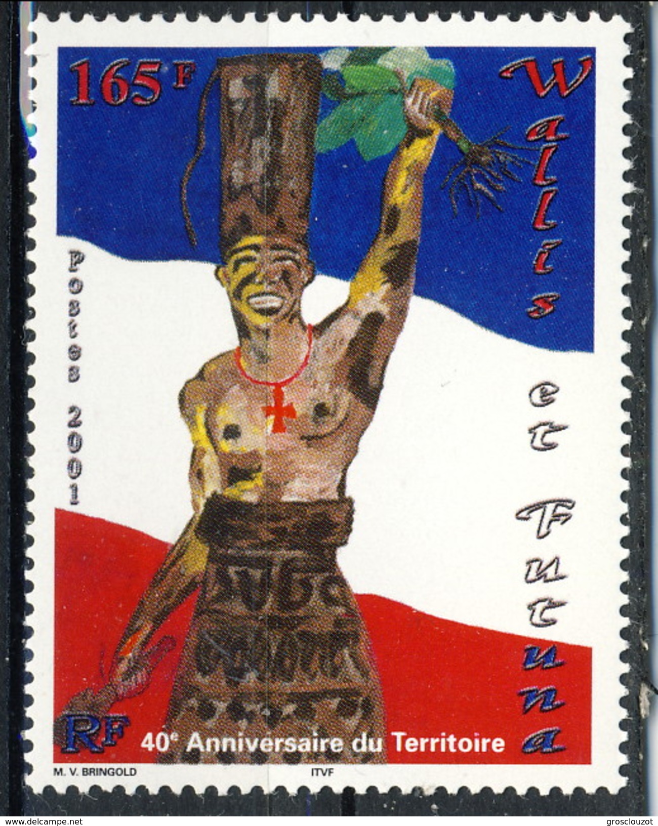 WF 2001 N. 554 Anniversario Del Territorio MNH Cat. &euro;4.40 - Ongebruikt