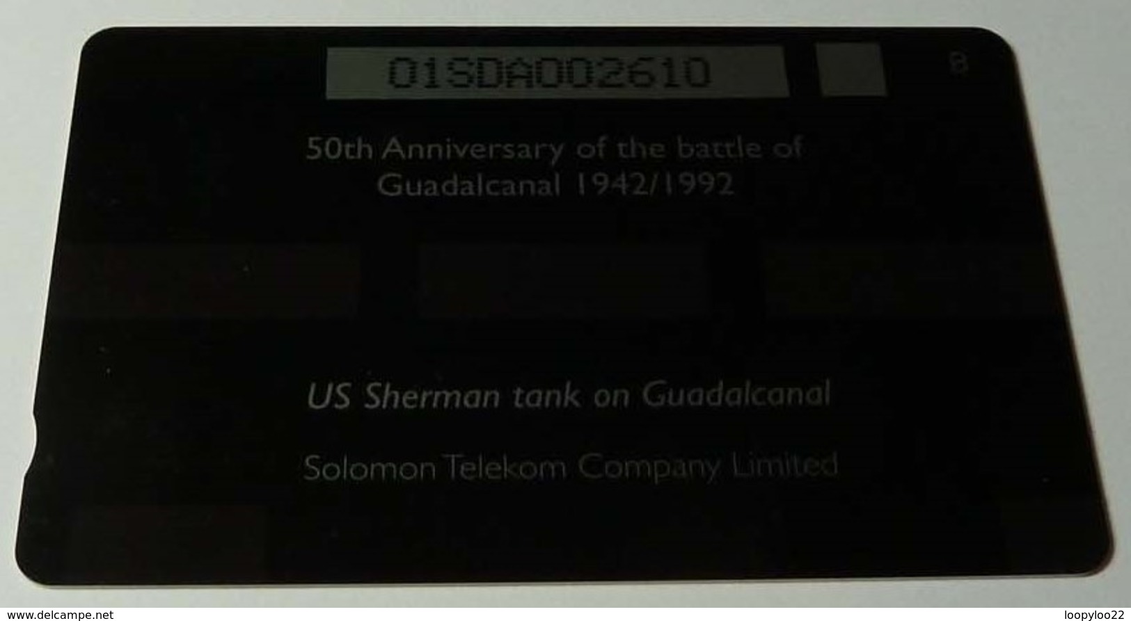 SOLOMON ISLANDS - 1st Issue - Sherman Tank - $20 - O1SDA - MINT - Solomoneilanden