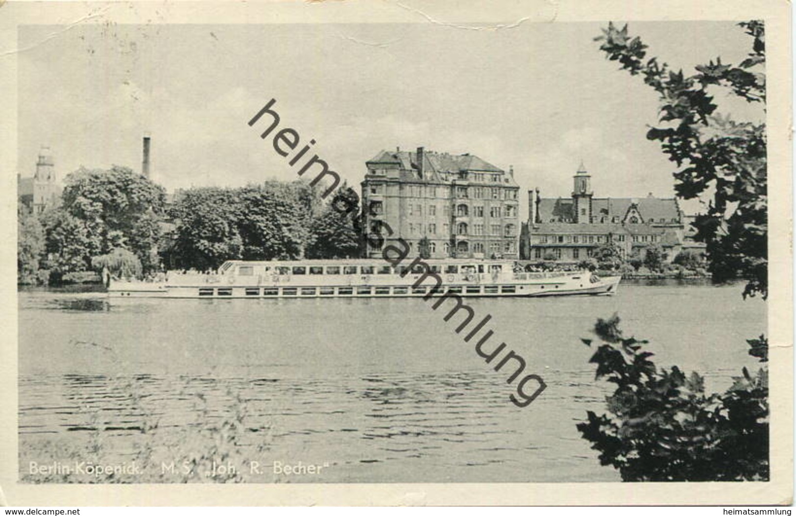 Berlin - Köpenick - M.S. Joh. R. Becher - Verlag K. Mader Berlin-Karlshorst Gel. 1967 - Köpenick