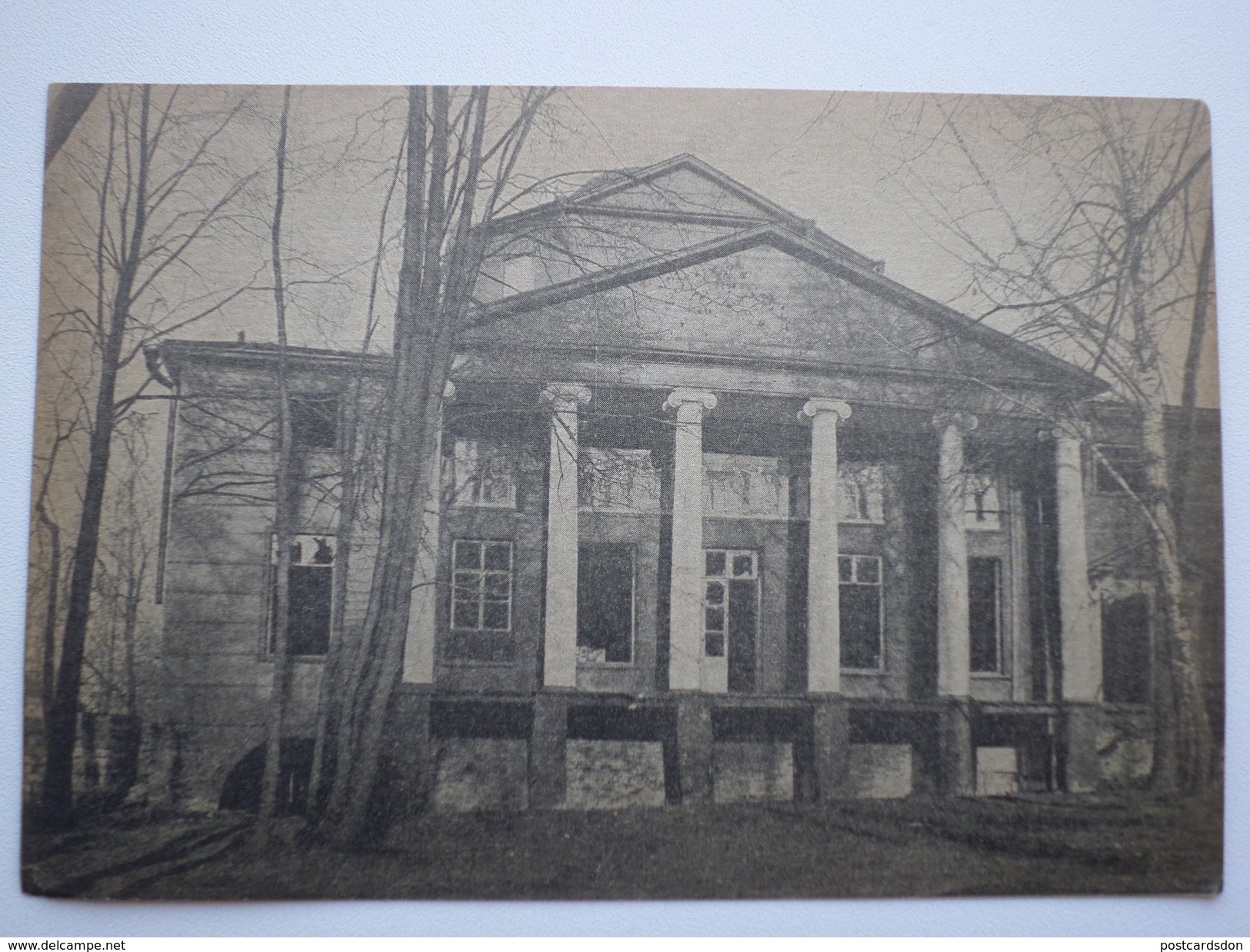 Russia. "LOST MOSCOW" Serie. Pushkin House In Preobrazhenskoe. Rare Postcard From "MIF" Edition - 1920s - Russie