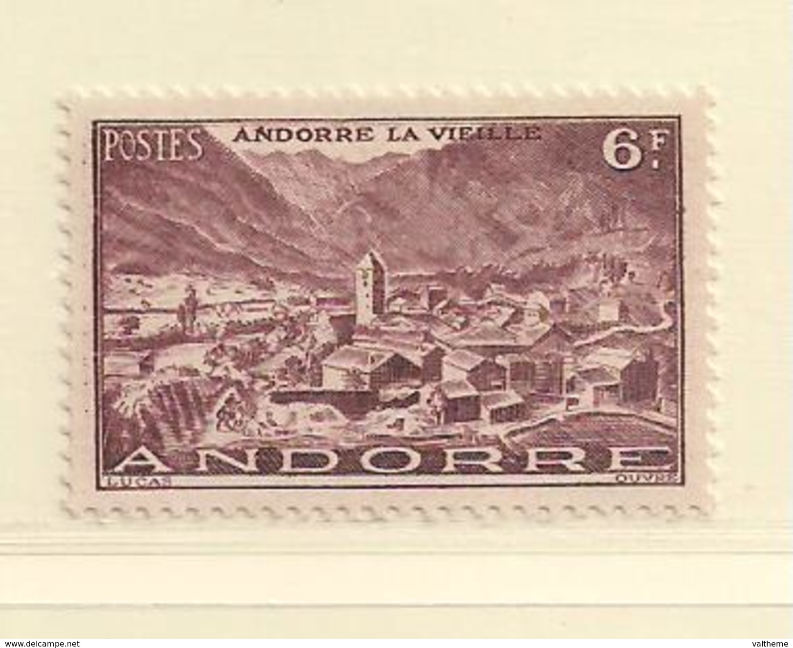 ANDORRE   ( D17 - 10155 )   1948  N° YVERT ET TELLIER  N° 125   N* - Nuovi