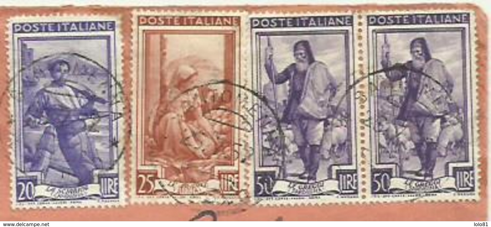 Superbe Lettre Exprès De 145 Lires Italie 1952 (thèmatique Berger, Moutons) - Sonstige & Ohne Zuordnung