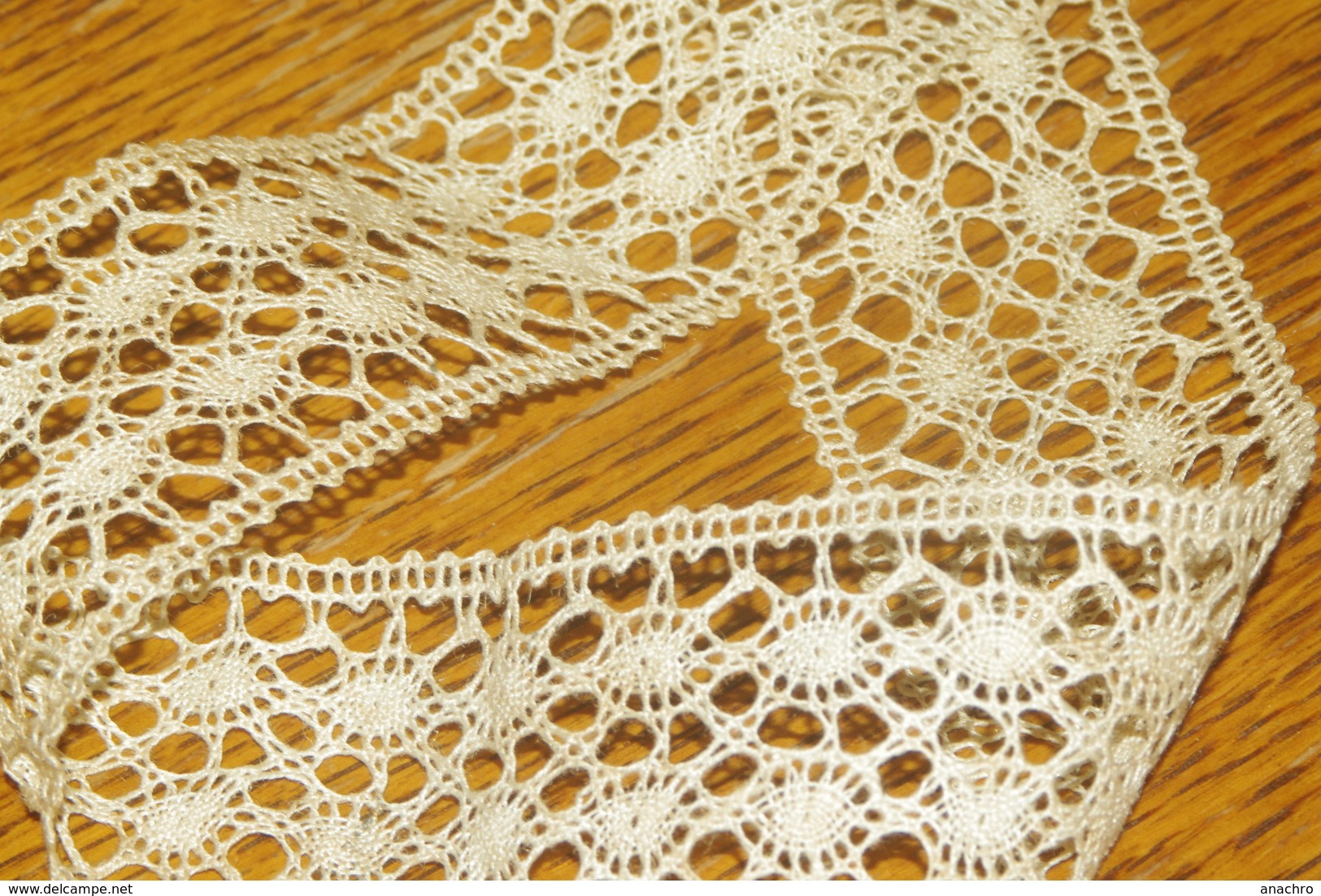 DENTELLE Ancienne GALON  18.30 M X  4 Cm  De Large / COUTURE MERCERIE CREATION - Laces & Cloth