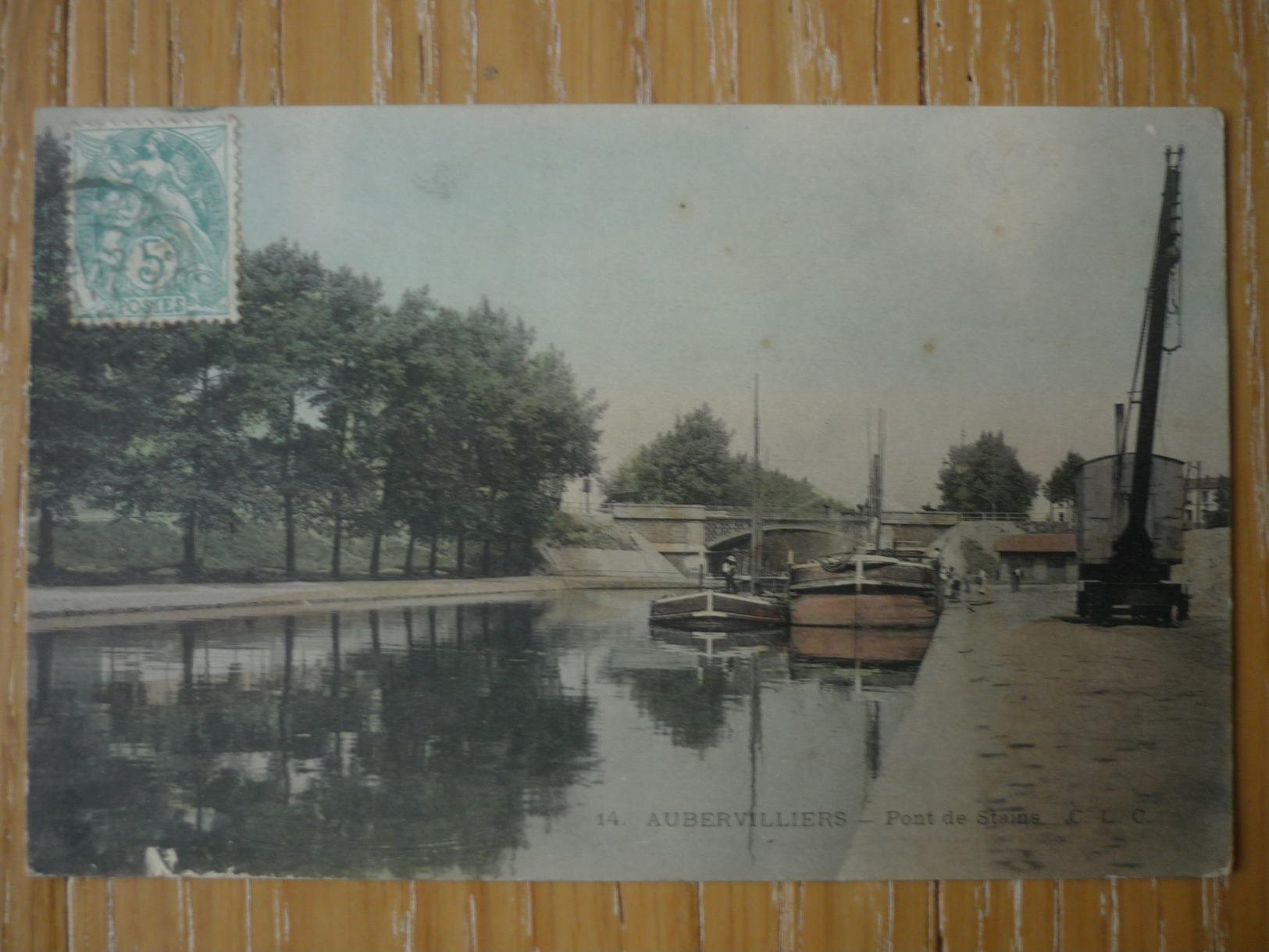 CPA AUBERVILLIERS- PONT DE STAINS- - Aubervilliers