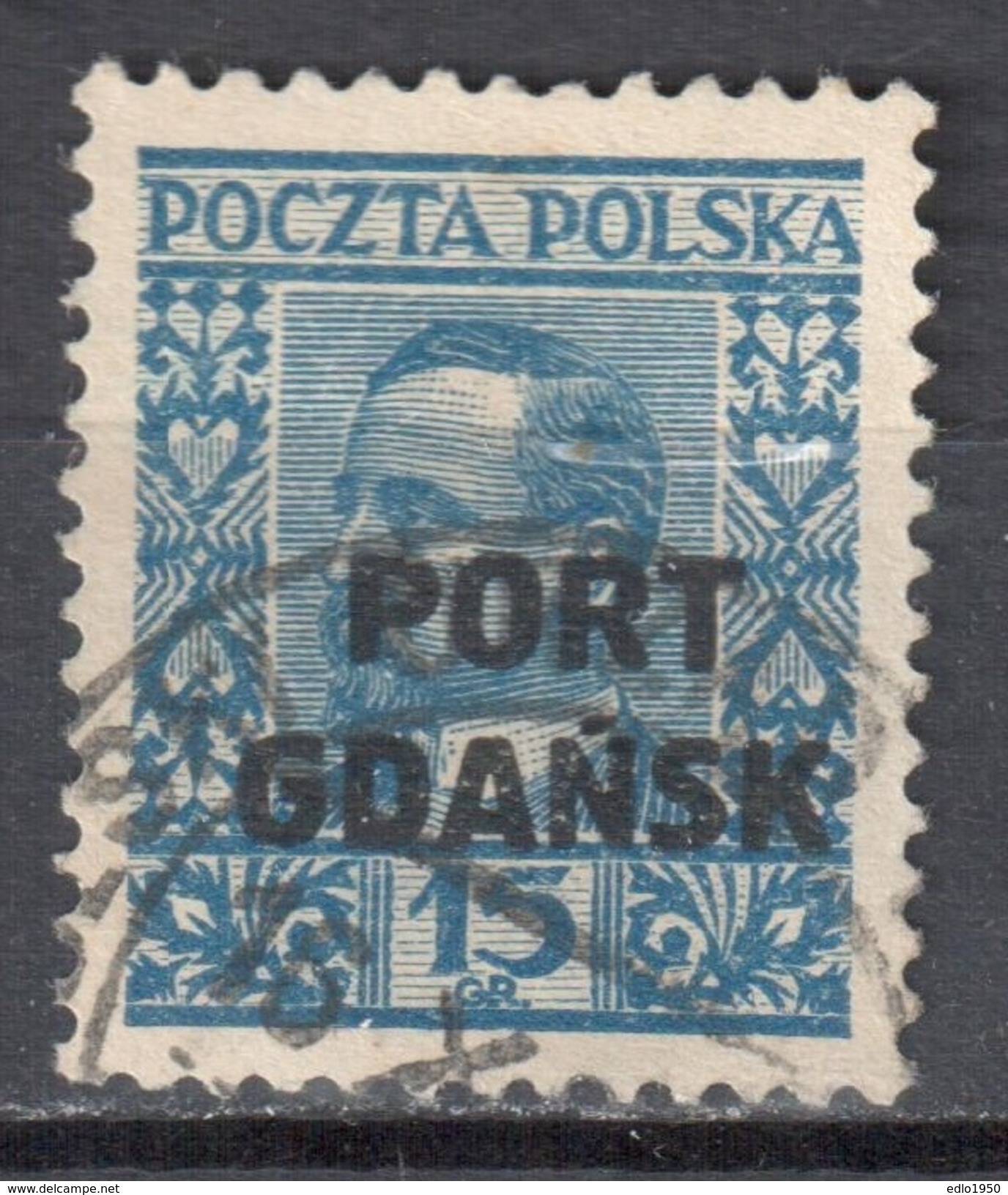 Poland Port Gdansk 1930 Danzig - Mi. 24 - Used Gestempelt - Other & Unclassified