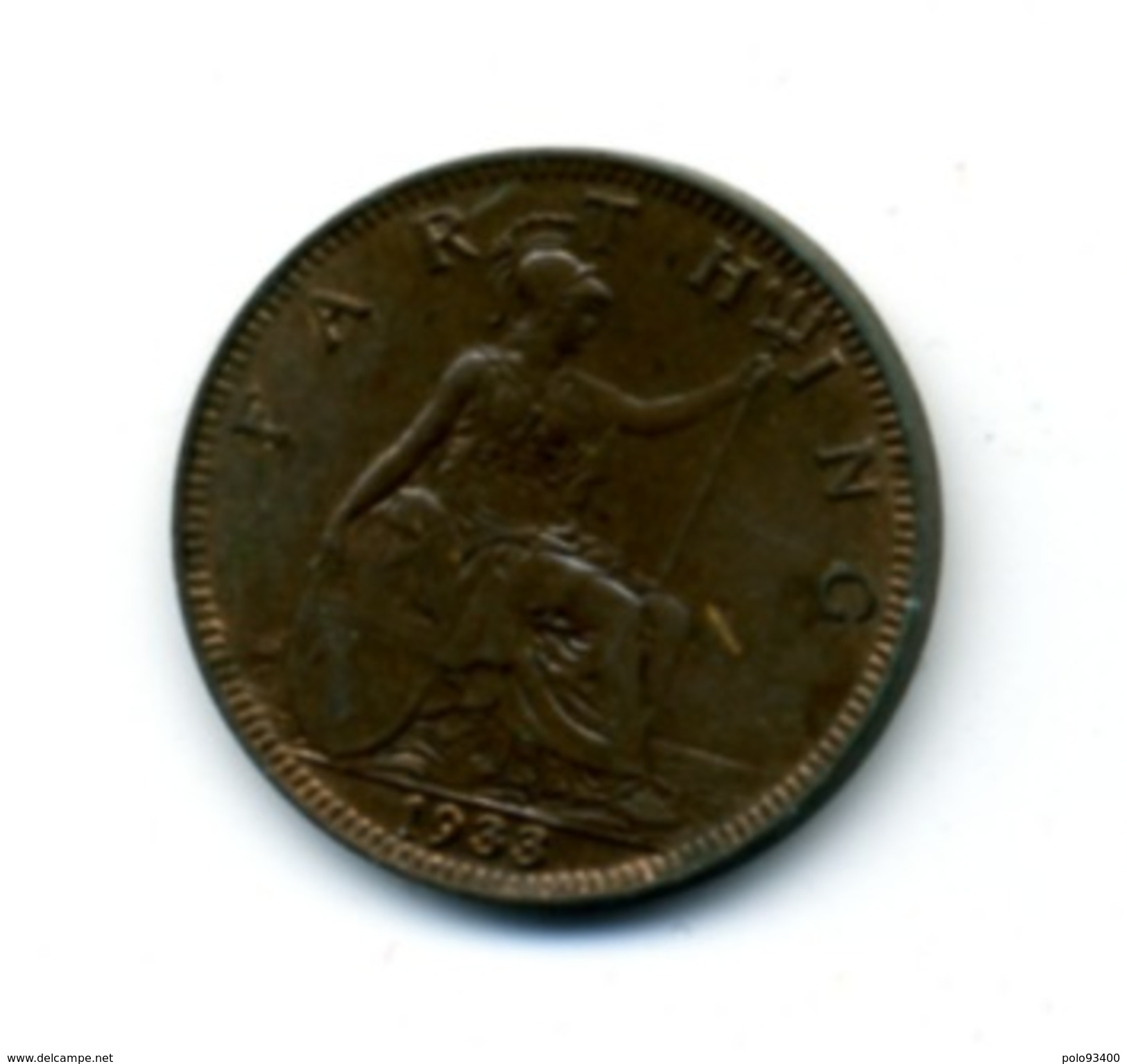 1933 FARTHING GEORGES V - Other & Unclassified