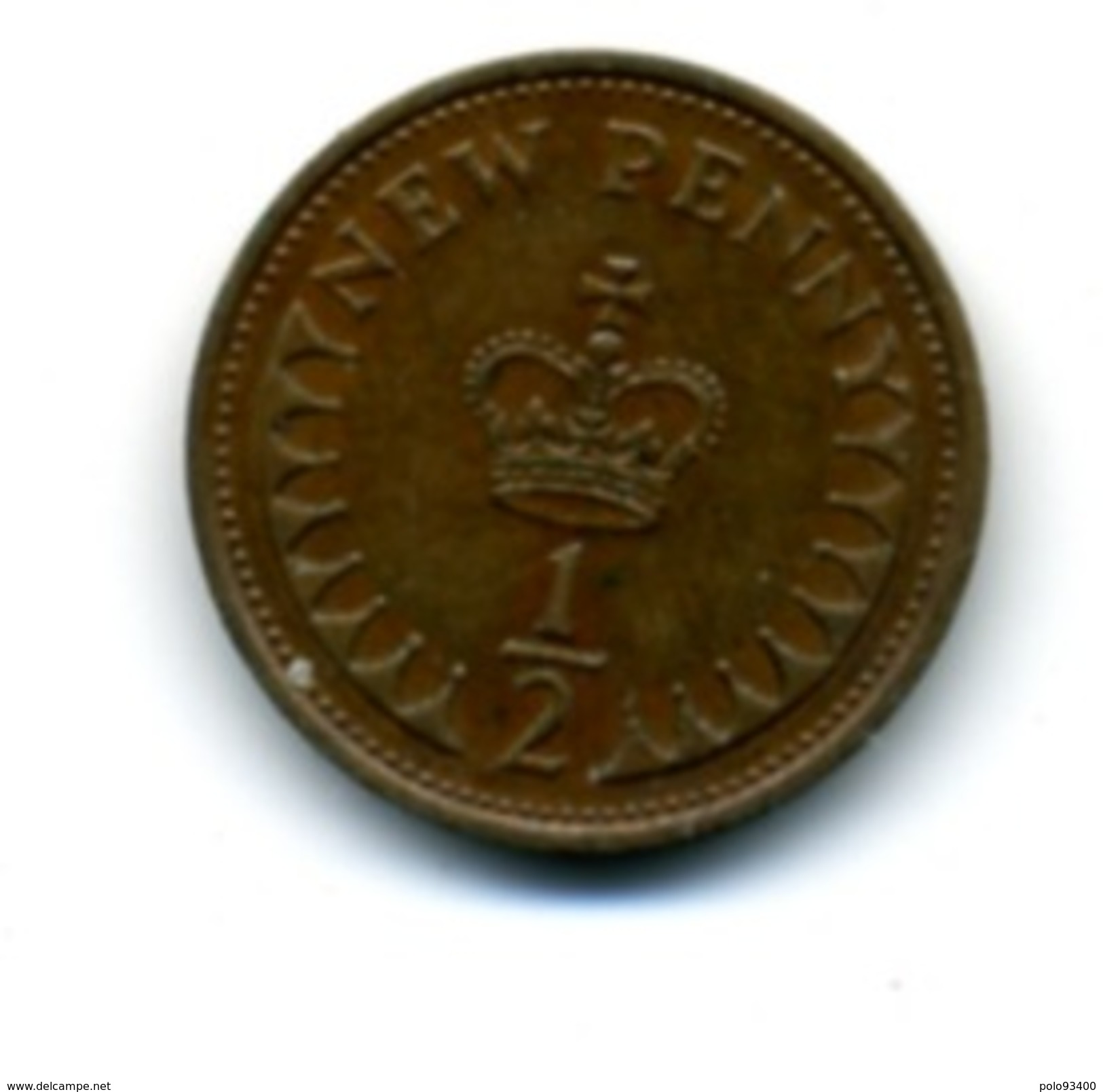1976  1/2 NEW PENNY - 1/2 Penny & 1/2 New Penny