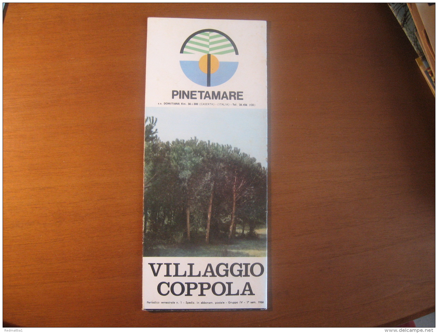 DEPLIANT   PINETA MARE VILLAGGIO COPPOLA - Dépliants Turistici
