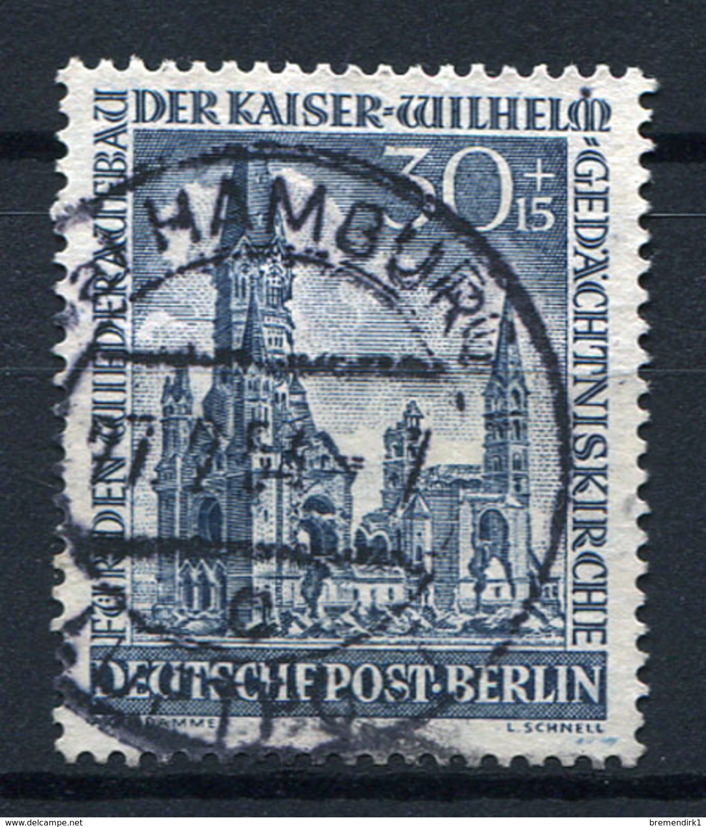 33718) BERLIN # 109 Gestempelt Aus 1953, 100.- &euro; - Gebraucht