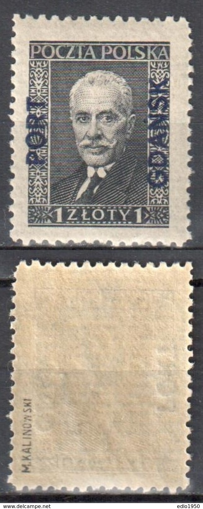 Poland Port Gdansk 1933 Danzig - Mi. 25 - MNH (**) - Postfrisch - Other & Unclassified