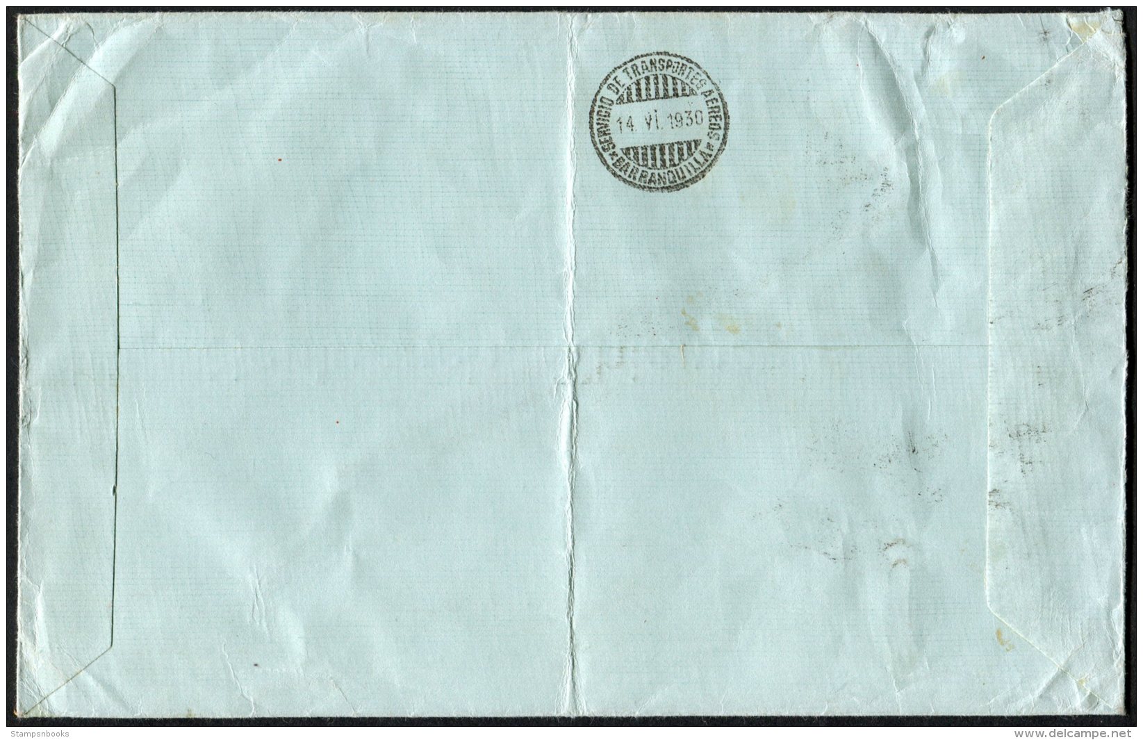 1930 Colombia SCADTA Airmail Cover Bogota - Schlubach, Thiemer &amp; Co. Hamburg, Germany - Colombia