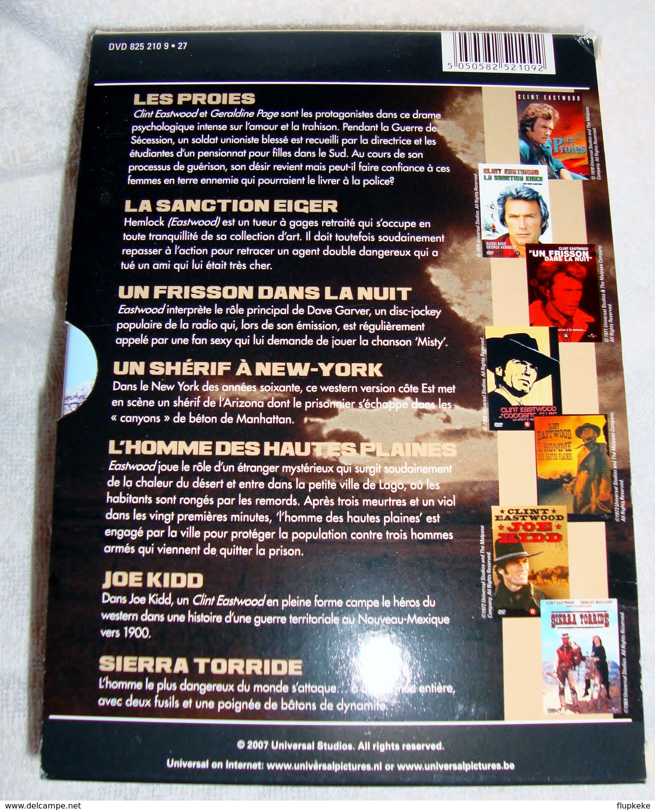 Dvd Zone 2 Clint Eastwood - Coffret 7 DVD Vf+Vostfr - Action, Aventure