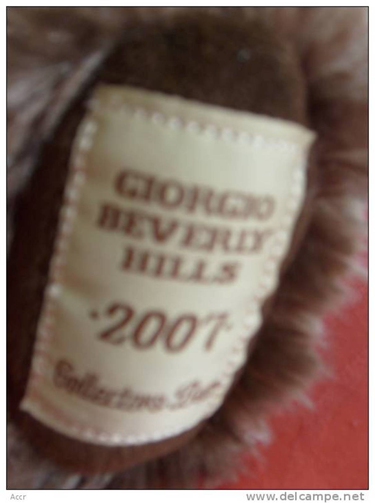 GIORGIO BEVERLY HILLS 2007 Avec Boîte Collectors Bear _ Ours _ Nounours - Osos Perfumados