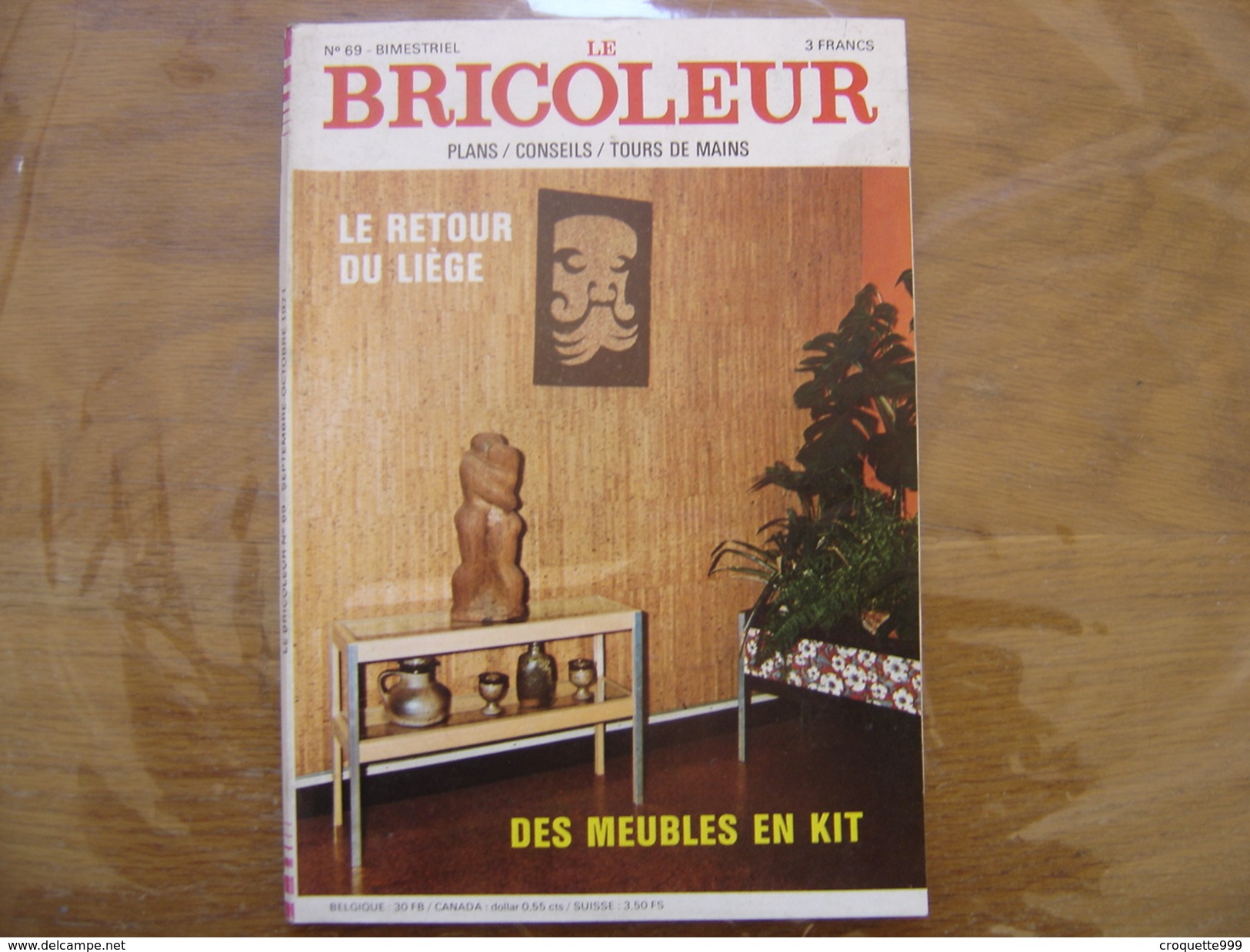 1971 LE BRICOLEUR Plans Conseils Bricole Et Brocante SOMMAIRE EN PHOTO N° 69 - Science