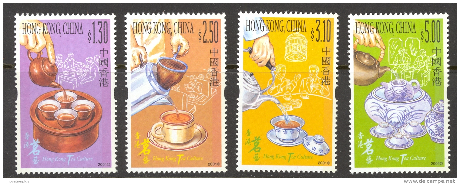 Hong Kong Sc# 944-947 MNH 2001 Tea Culture - Neufs