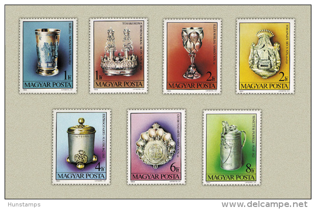 Hungary 1984. Israelite Arts Set MNH (**) Michel: 3718-3724 / 4 EUR - Ungebraucht