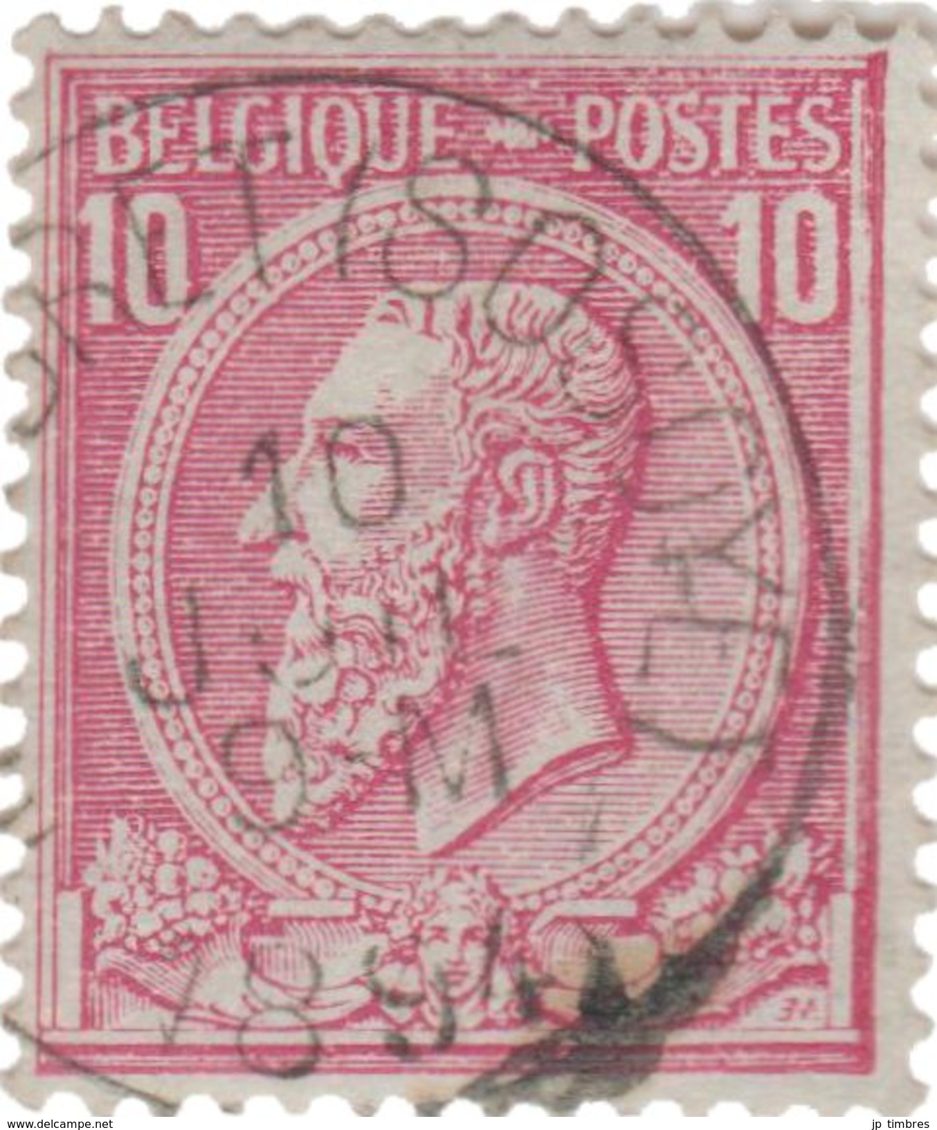 COB 46 Carmin - Oblitération : MADERET (SOSOYE) - 1884-1891 Leopold II.