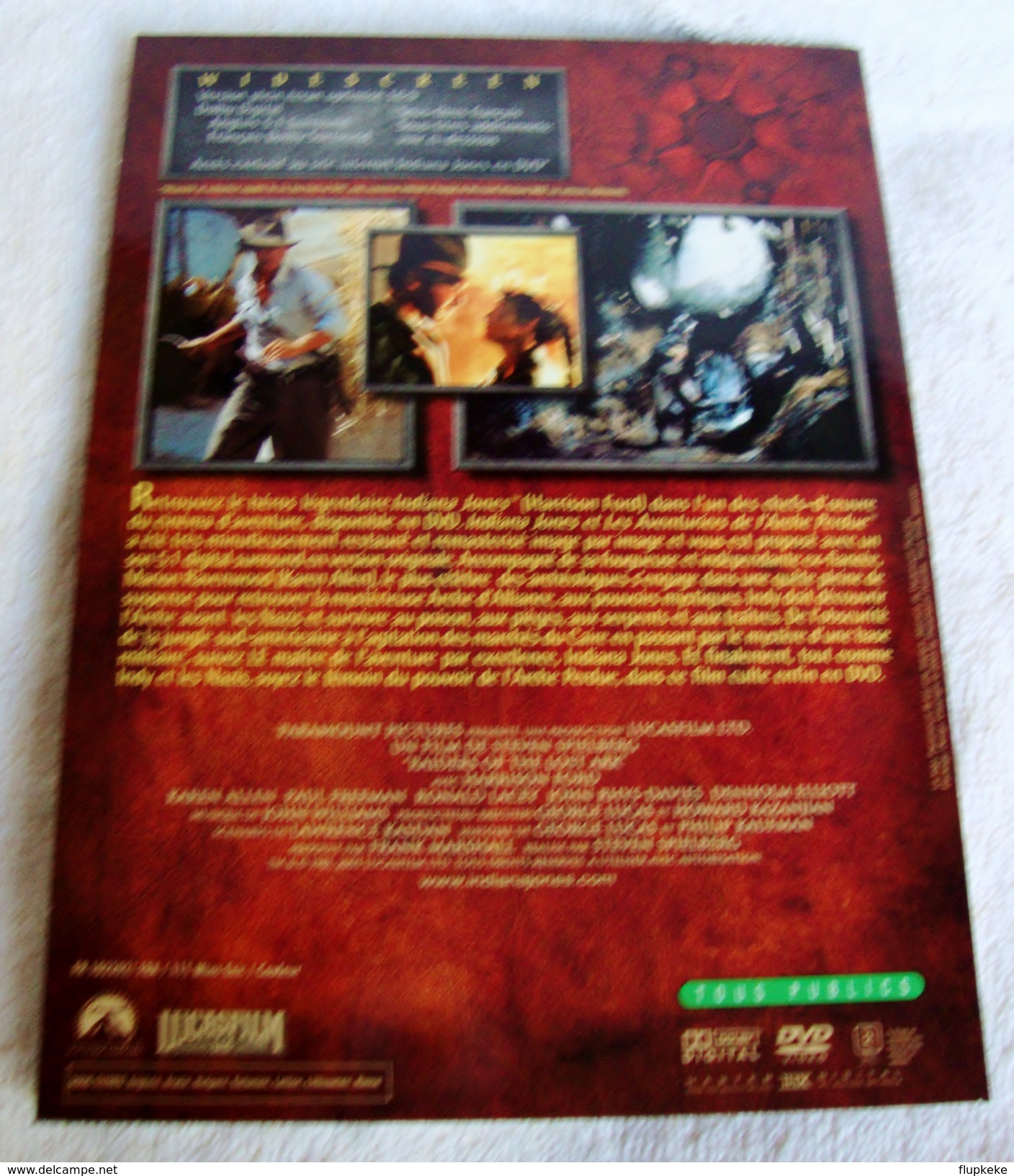 Dvd Zone 2 Indiana Jones La trilogie (2003) Pack Indiana Jones: The Adventure Collection vf+Vostfr