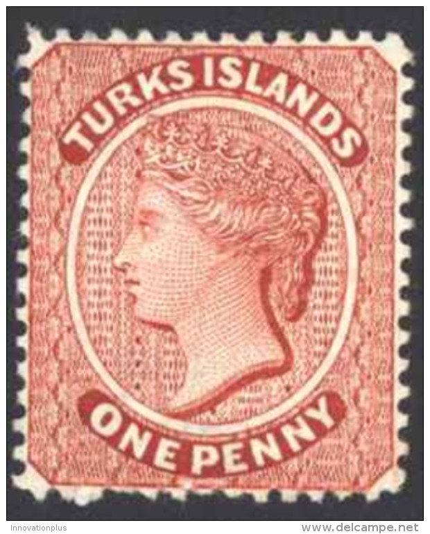 Turks Islands Sc# 5 MH 1873-1879 Queen Victoria - Turks & Caicos (I. Turques Et Caïques)