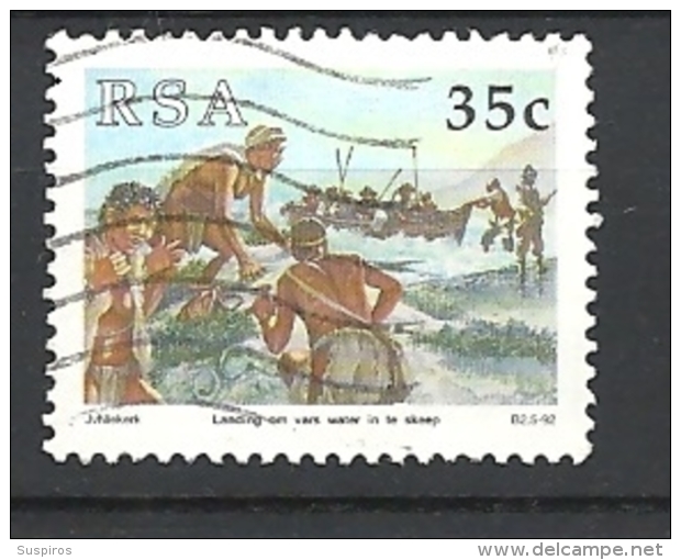 SUD AFRICA    1992 National Stamp Day - Cape Of Good Hope Postal Stones       USED - Usati