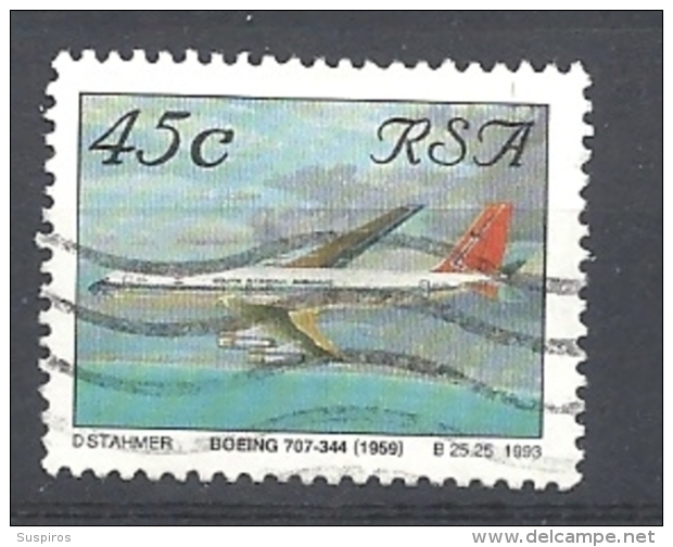 SUD AFRICA   1993 Aviation In South Africa -  AIRPLANES     USED - Usati