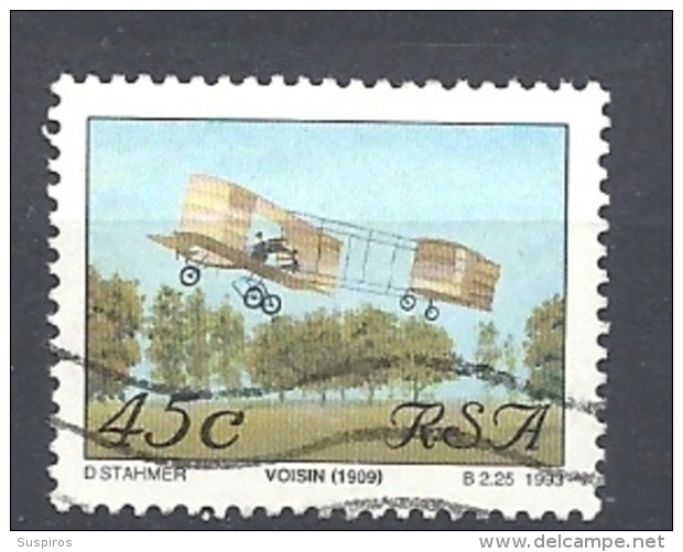 SUD AFRICA   1993 Aviation In South Africa -  AIRPLANES     USED - Used Stamps