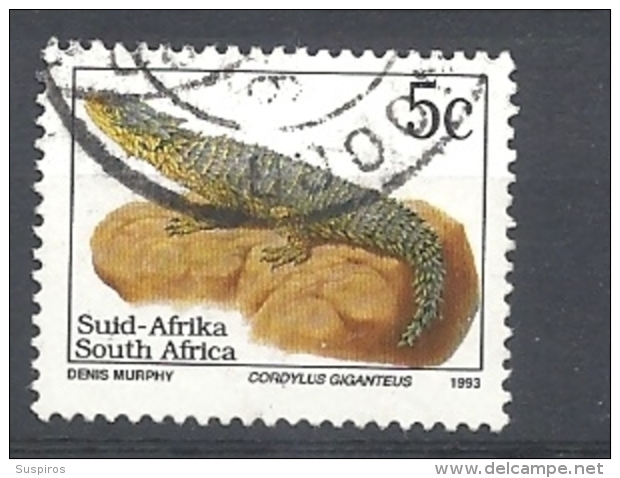 SUD AFRICA   1993 Endangered Fauna   LATIN INSCRIPTION    USED - Usati